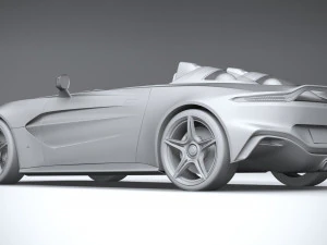 Aston Martin V12 Speedster 2021 3D Model