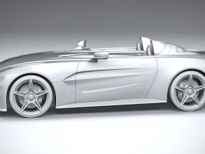 Aston Martin V12 Speedster 2021 3D Model