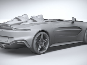 Aston Martin V12 Speedster 2021 3D Model