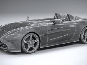 Aston Martin V12 Speedster 2021 3D Model