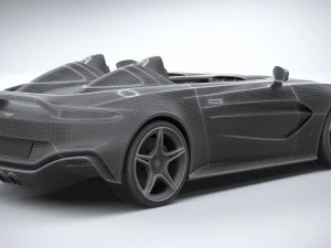 Aston Martin V12 Speedster 2021 3D Model