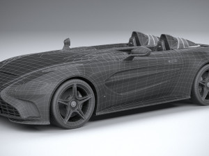 Aston Martin V12 Speedster 2021 3D Model