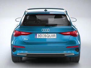 Audi A3 2021 3D Model