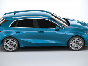 Audi A3 2021 3D मॉडल
