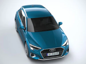 Audi A3 2021 3D Model