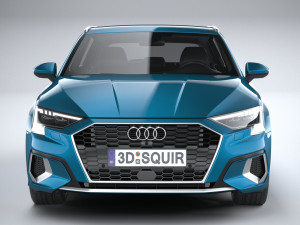 Audi A3 2021 3D मॉडल