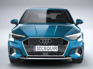 Audi A3 2021 3D Model