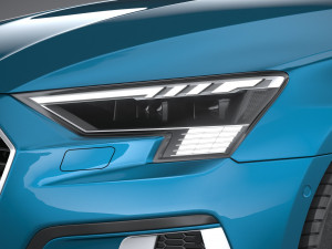 Audi A3 2021 3D मॉडल