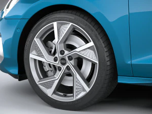 Audi A3 2021 3D Model