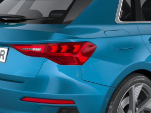 Audi A3 2021 3D मॉडल