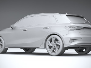 Audi A3 2021 3D मॉडल
