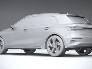 Audi A3 2021 3D Model