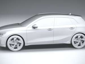 Audi A3 2021 3D मॉडल