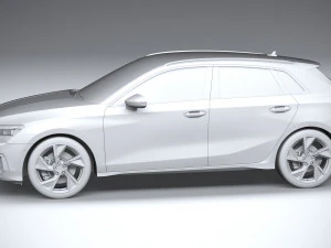 Audi A3 2021 3D Model