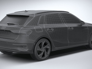 Audi A3 2021 3D मॉडल