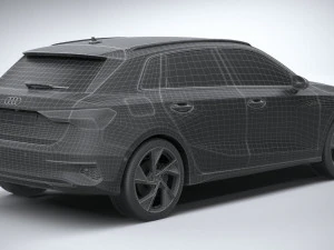 Audi A3 2021 3D Model