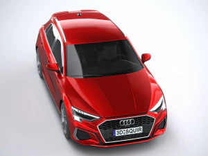 Audi A3 s-line 2021 3D Model