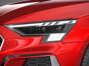 Audi A3 s-line 2021 3D Model