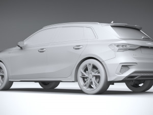 Audi A3 s-line 2021 Modèle 3D