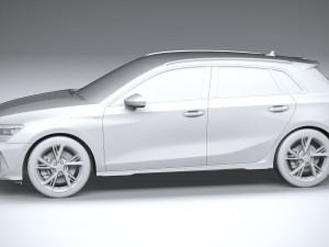 Audi A3 s-line 2021 Modèle 3D