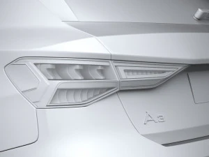 Audi A3 s-line 2021 3D Model