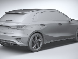 Audi A3 s-line 2021 Modèle 3D