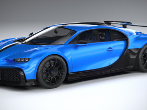 bugatti chiron pur sport 2021 3D Models