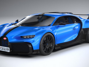 Bugatti Chiron Pur Sport 2021 3D 模型