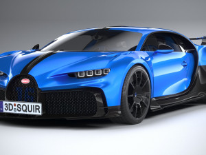 Bugatti Chiron Pur Sport 2021 3D 模型