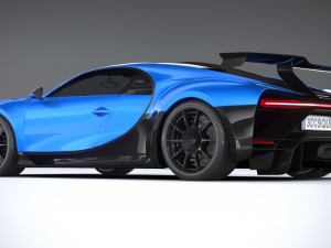 Bugatti Chiron Pur Sport 2021 3D 模型