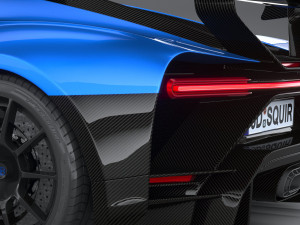 Bugatti Chiron Pur Sport 2021 3D 模型