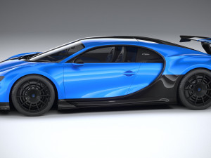 Bugatti Chiron Pur Sport 2021 3D 模型