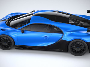 Bugatti Chiron Pur Sport 2021 3D 模型