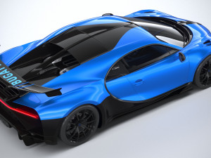 Bugatti Chiron Pur Sport 2021 3D 模型