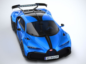 Bugatti Chiron Pur Sport 2021 3D 模型