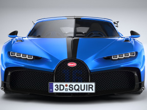 Bugatti Chiron Pur Sport 2021 3D 模型
