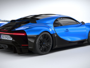 Bugatti Chiron Pur Sport 2021 3D 模型