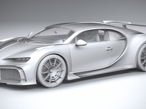 Bugatti Chiron Pur Sport 2021 3D 模型