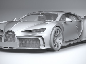 Bugatti Chiron Pur Sport 2021 3D 模型