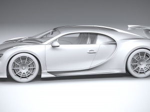 Bugatti Chiron Pur Sport 2021 3D 模型