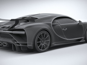 Bugatti Chiron Pur Sport 2021 3D 模型