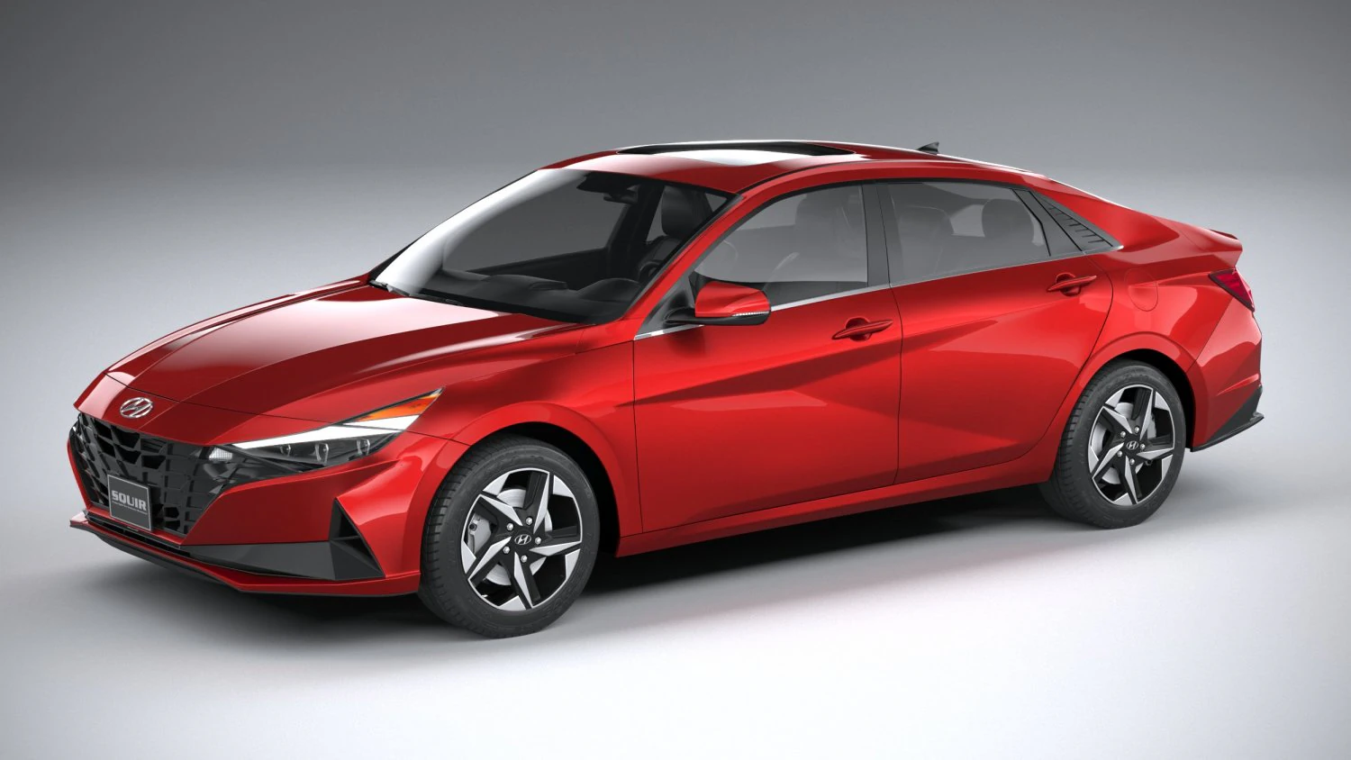 Hyundai Elantra 2021 3D Model .c4d .max .obj .3ds .fbx .stl .blend