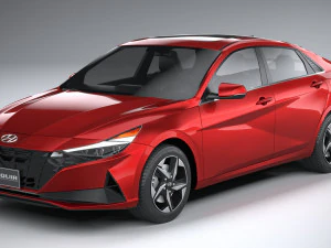 Hyundai Elantra 2021 3D Model