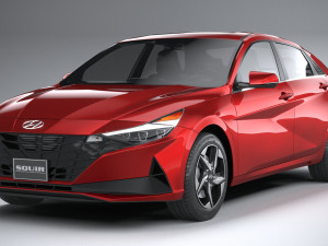 Hyundai Elantra 2021 Modelo 3D