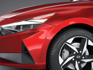 Hyundai Elantra 2021 3D Model