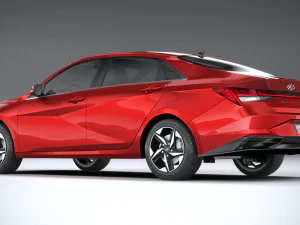 Hyundai Elantra 2021 3D Model
