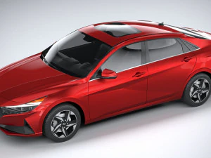 Hyundai Elantra 2021 3D Model