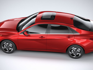 Hyundai Elantra 2021 Modelo 3D