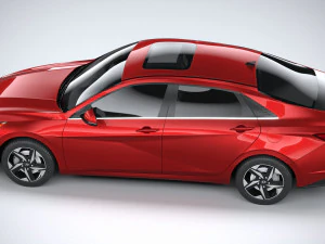Hyundai Elantra 2021 3D Model