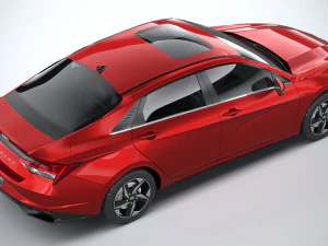 Hyundai Elantra 2021 3D Model